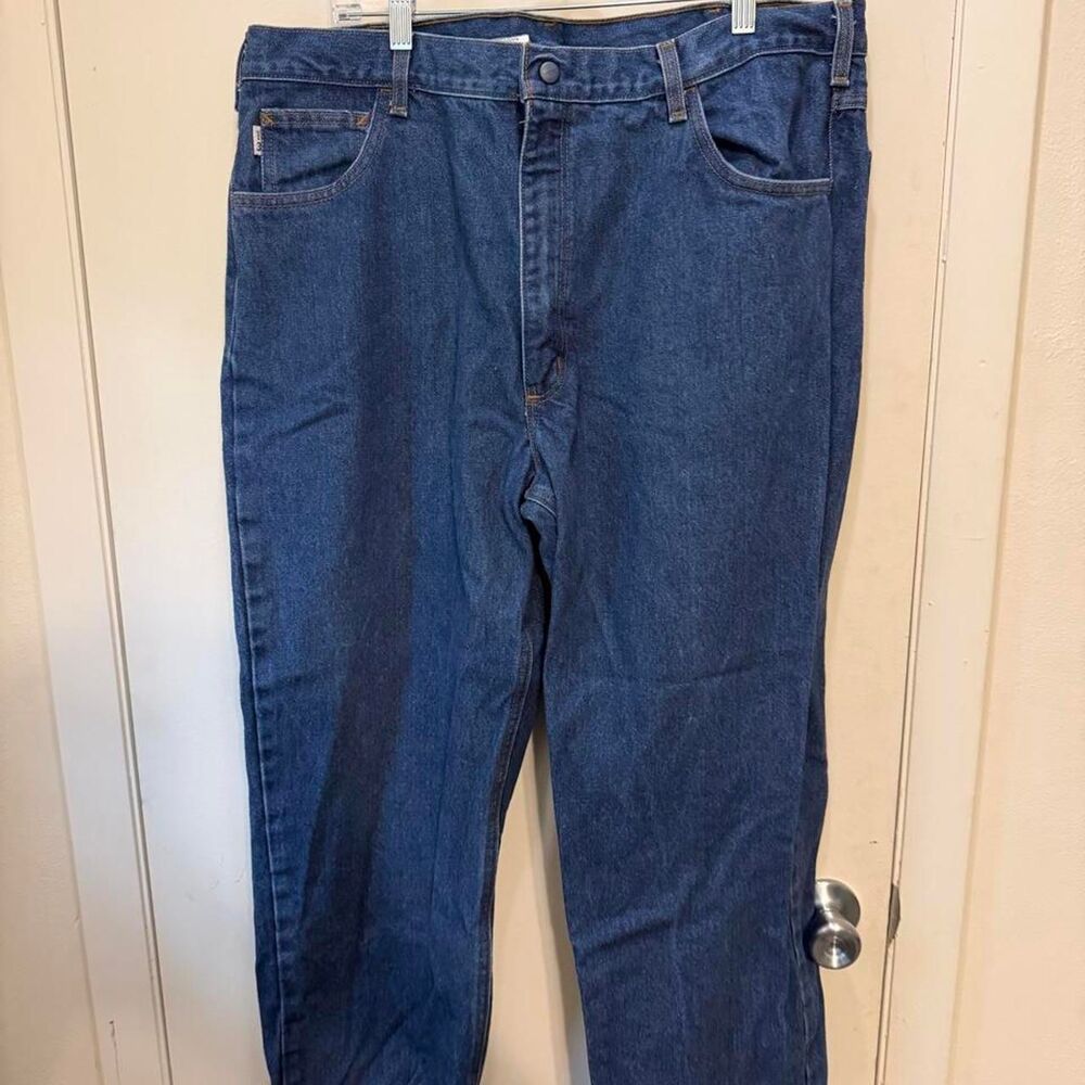 Carhartt Men's Blue and Navy Jeans